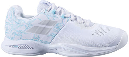 Babolat ProPulse Blast Indoor dames - wit/blauw - maat 40½