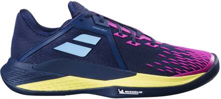 Babolat Propulse Fury 3 Tennisschoenen Heren-Donkerblauw,Pink - 40.5,41,42,42.5,43,44,44.5,45,46,46.5,47,48,49