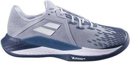 Babolat Propulse Fury 3 Tennisschoenen Heren-Grijs,Wit - 40,40.5,41,42,42.5,43,44,44.5,45,46,46.5,47