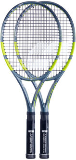 Babolat Pure Aero 98 Tennisracket onbespand geel - 2