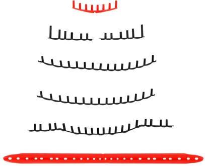 Babolat Pure Strike 100 Set snaarbeschermers rood - nosize