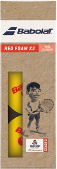 Babolat Red Foam (Stage 3) Zak Met 3 Stuks geel - nosize