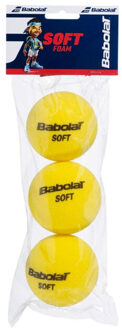 Babolat Schuimstof tennisballen (set van 3) - maat One size Geel