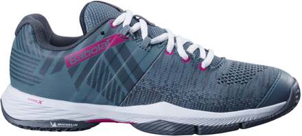Babolat Sensa Padel Schoen Dames-Donkerblauw,Wit - 36.5,37,38,38.5,39,40,40.5,41,42