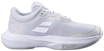 Babolat SFX 4 Tennisschoenen Dames-Lichtgrijs,Wit - 40.5