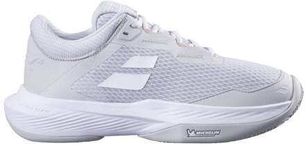 Babolat SFX 4 Tennisschoenen Dames-Lichtgrijs,Wit - 42