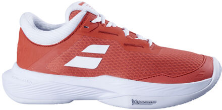 Babolat Sfx 4 Tennisschoenen Dames-Rood,Wit - 37,38,38.5,39,40,40.5,41