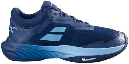 Babolat SFX 4 Tennisschoenen Heren-Donkerblauw,Turkoois - 44.5