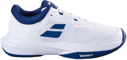 Babolat SFX 4 Tennisschoenen Heren-Wit,Donkerblauw - 48