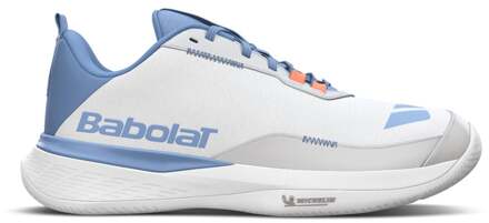 Babolat SFX EVO AC Allcourt schoen Dames-wit, lichtblauw - 42