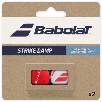 Babolat Strike Damp Demper Verpakking 2 Stuks-Wit - nosize