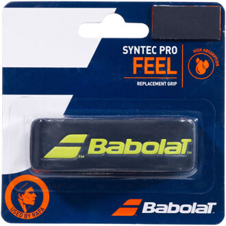 Babolat Syntec Pro Grip Verpakking 1 Stuk-Zwart,Geel - nosize