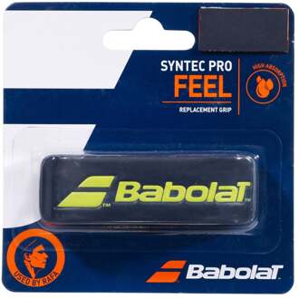 Babolat Syntec Pro Grip Verpakking 1 Stuk-Zwart,Geel - nosize