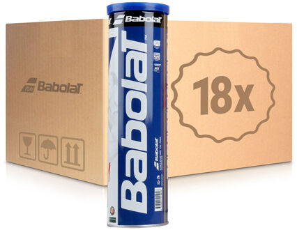 Babolat Team 18x Verpakking 4 Stuks In Een Doos blauw - one size