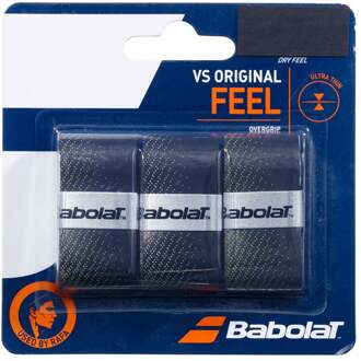 Babolat VS Grip Original Verpakking 3 Stuks-Zwart,Geel - nosize