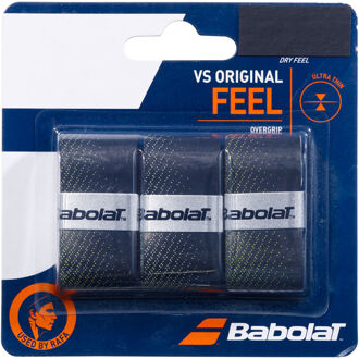Babolat VS Grip Original Verpakking 3 Stuks zwart - one size