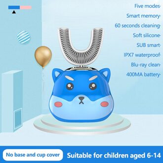 Baby 360 ° Sonic Elektrische Tandenborstel Kinderen Intelligente Automatische Borstel Hoofd Kids Usb Drogen U Vorm Siliconen Uv Sterilisatie 11