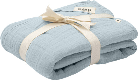 Baby Accessoires BIBS Muslin Swaddle 120 x 120 cm Baby Blue 1 st