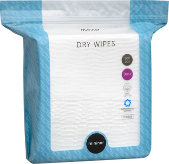 Baby Accessoires Mininor Droge Doekjes 200 st