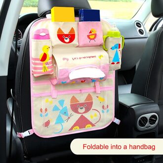 Baby Auto Cartoon Auto Seat Terug Storage Hang Bag Organizer Auto-Styling Product Opruimen Baby Care Interieur Achterbank protector Classic 4
