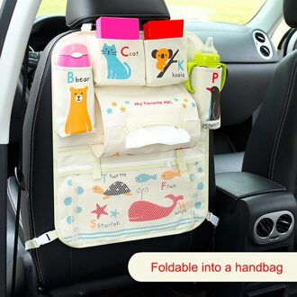 Baby Auto Cartoon Auto Seat Terug Storage Hang Bag Organizer Auto-Styling Product Opruimen Baby Care Interieur Achterbank protector Classic 9