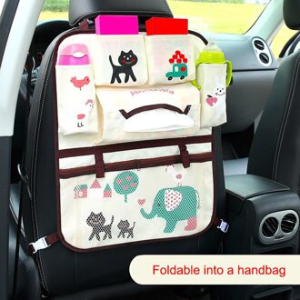 Baby Auto Cartoon Auto Seat Terug Storage Hang Bag Organizer Auto-Styling Product Opruimen Protector Care Interieur Back Baby seat Classic 11