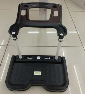 Baby-autozitje Pedaal Voor Kids Knie Guard Veiligheid Beschermende Kussen Houder Autostoel Voetsteun Booster Seat Voetsteun zwart