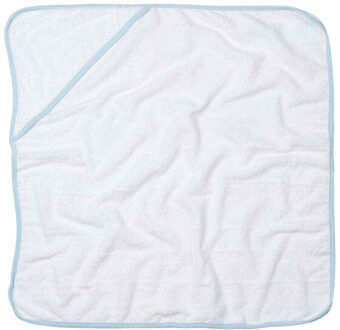 Baby babies handdoek met kap - maat One size Wit