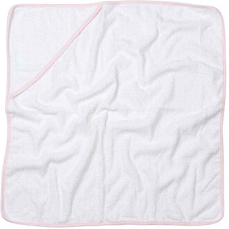 Baby babies handdoek met kap Wit - One size