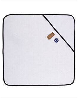 Baby babiezz sublimatie handdoek met capuchon - maat One size Wit