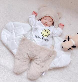 Baby Baby Jongens Out Quilt Benodigdheden Winter Puur Katoen Rompertjes Bruin / 6m