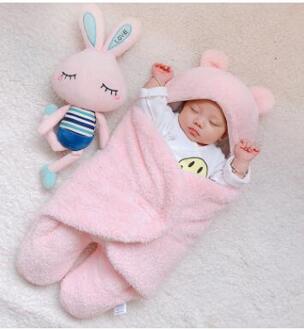 Baby Baby Jongens Out Quilt Benodigdheden Winter Puur Katoen Rompertjes Roze / 3M