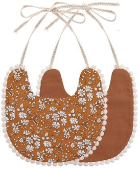 Baby Baby Meisje Jongen Bib Kid Peuter Diner Voeden Kwastje Dubbeldeks Katoen Linnen Burp Doeken Speeksel Handdoek H355