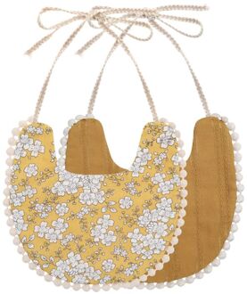 Baby Baby Meisje Jongen Bib Kid Peuter Diner Voeden Kwastje Dubbeldeks Katoen Linnen Burp Doeken Speeksel Handdoek H358