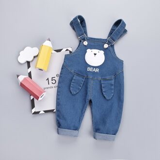 Baby Baby Meisjes Bretels Denim Broek Mode Jeans Overalls Broek Leuke Casual Kostuum Peuter Voor 6M-3Y Kids B / 6M