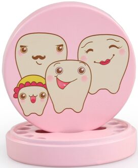 Baby baby tand doos houten baby tand collection commemorative doos baby haar melktand opbergdoos lucky kleur