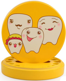 Baby baby tand doos houten baby tand collection commemorative doos baby haar melktand opbergdoos lucky kleur