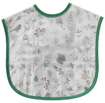 Baby Baby Zachte Katoen Speeksel Handdoek Waterdicht Afdrukken Burp Doek Voeden Bib 54DA 2