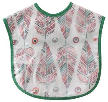 Baby Baby Zachte Katoen Speeksel Handdoek Waterdicht Afdrukken Burp Doek Voeden Bib 54DA