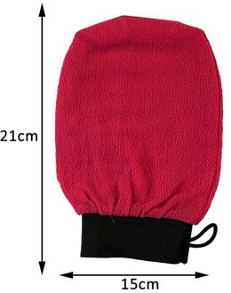 Baby Bad Handschoenen Voor Douche Scrub 1Pcs Multicolour Zuigeling Leveringen Viscose Kinderen Badhanddoek Exfoliërende Badkamer Accessoires roos rood