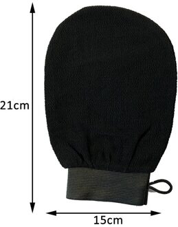 Baby Bad Handschoenen Voor Douche Scrub 1Pcs Multicolour Zuigeling Leveringen Viscose Kinderen Badhanddoek Exfoliërende Badkamer Accessoires zwart