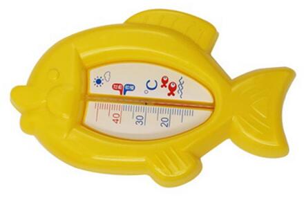 Baby Bad Thermometer Mooie Vis Water Temperatuur Meter geel