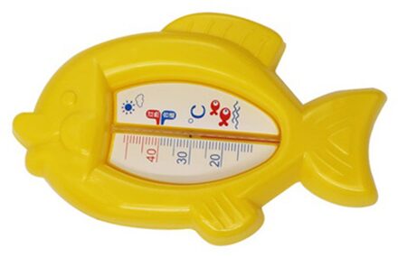 Baby Bad Thermometer Mooie Vis Water Temperatuur Meter Water Temperatuur Meter Bad Babybadje Speelgoed Thermometer Bad geel