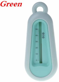 Baby Baden Thermometer Water Temperatuur Meting Veilig Bad Badkamer Plastic Sensor Pasgeboren Douche Tester Zwembad groen