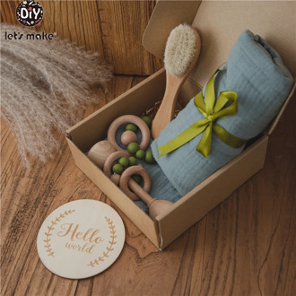 Baby Bath Toys For kid Organizer Rattle Photographic Props Blanket Cover 0 12 Month Montessori Toy Wooden Newborn Christmas Gift