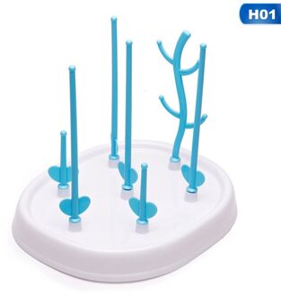 Baby Boom-Vormige Zuigfles Droogrek Multifunctionele Baby Afneembare Zuigfles Aftappen Rack Bekerhouder