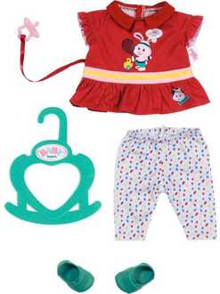 BABY born - Little Sportieve outfit rood poppen accessoires