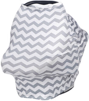 Baby Borstvoeding Verpleging Cover Multi-gebruik Ademend Outdoors Hals Borstvoeding Sjaal Doek Golvende Strepen Handdoek