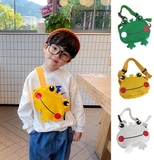 Baby Boy Girl Cute Outdoor Leisure Shoulder Bag Small Frog Shark Shape Children Chest Bag Cartoon Kids Unsex Zipper Wasit Pack
