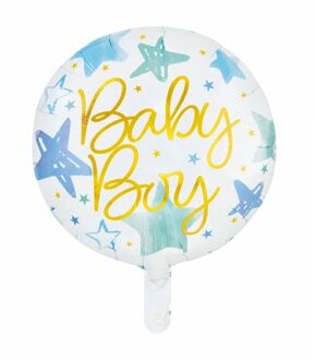 Baby Boy Special Moment Folieballon (46cm) Blauw